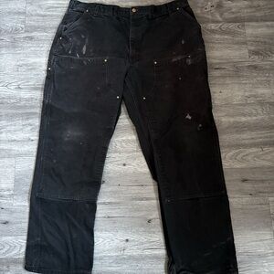 Carhartt Black Double Knee Pants